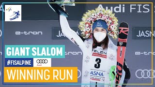 Petra Vlhova  1st place  Jasna  Womens Giant Slalom  FIS Alpine [upl. by Rekab]