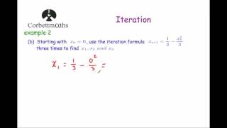 Iteration  Corbettmaths [upl. by Initirb]