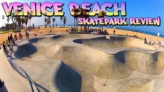 Skatepark Review Venice Beach Skatepark  Venice California [upl. by Gylys691]