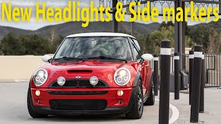 MINI R53 New Headlights amp lighting upgrades [upl. by Eneroc772]