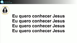 Eu quero conhecer Jesus  Playback com letra Cit Salt Original [upl. by Rettuc947]