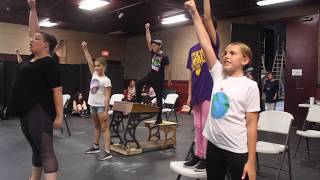 Revolting Children Rehearsal  Matilda The Musical  Ocala Civic Theatre [upl. by Eneryt12]