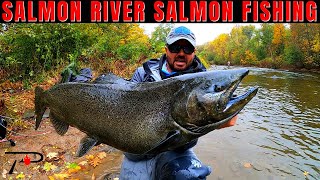 Salmon Fishing New Yorks World Famous Salmon River [upl. by Eikcor]