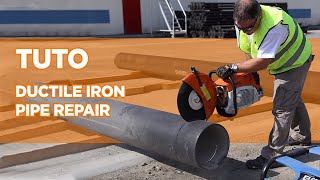 Ductile Iron Pipe Repair tutorial  SaintGobain PAM [upl. by Mirisola537]