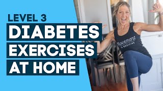 Diabetes Exercises At Home Workout To Help Control Diabetes Level 1 [upl. by Gerry820]