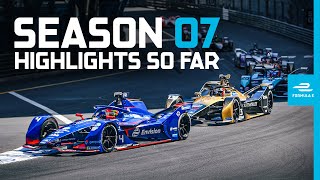 Highlights Of Season 7 So Far  ABB FIA Formula E World Championship [upl. by Carlin]