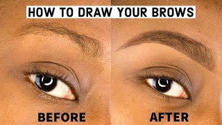 HOW TO EASY EYEBROW TUTORIAL FOR BEGINNERS WITH PENCIL  LADE KEHINDE [upl. by Ennaeel]