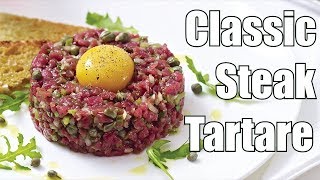 Classic Steak Tartare Recipe [upl. by Lamar69]