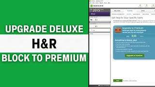 How to Upgrade HampR Block Deluxe to Premium Full Guide [upl. by Cindi]