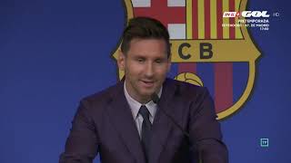 El discurso de Leo Messi en su despedida del FC Barcelona [upl. by Atikehs]