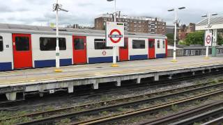 District Line Trains  Putney Bridge 12062012 [upl. by Tini]