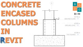 Concrete Column Encasement in Revit  Fastest Method [upl. by Oiramej]