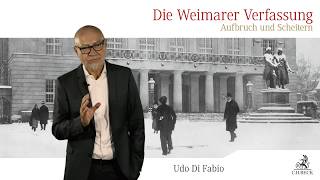 Udo Di Fabio  Die Weimarer Verfassung [upl. by Knut]