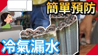 冷氣漏水常做這動作簡單預防｜冷氣漏水各種原因分享｜冷氣臭味原因｜各種爸爸2【水電爸爸】 [upl. by Tranquada690]