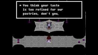 Undertale  Muffet Fight Donut Skip [upl. by Molli]