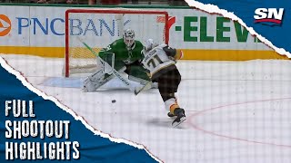 Vegas Golden Knights at Dallas Stars  FULL Shootout Highlights [upl. by Adilem]