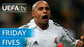 Roberto Carlos 5 great goals [upl. by Accalia57]