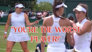 Wimbledon DRAMA Jelena Ostapenko amp Ajla Tomljanovic’s Heated Handshake Exchange [upl. by Aicinet]