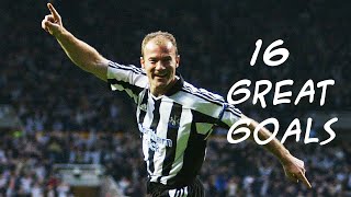 Alan Shearer ● 16 Great Goals ● English Commentary ● HD [upl. by Selma]