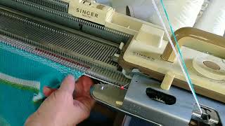 Fairisle on SingerStudioSilver Reed Knitting Machines [upl. by Neila]