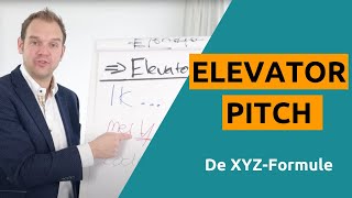 Elevator pitch voorbeeld [upl. by Daniala]