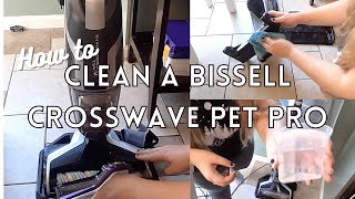 How to Clean a Bissell Crosswave Pet Pro [upl. by Ilona]