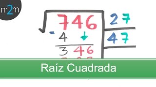 Raíz cuadrada │Square root [upl. by Bronny]