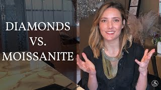 Diamonds vs Moissanite Whats the Difference [upl. by Husha423]