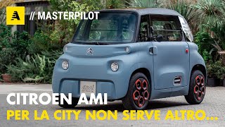 Citroen AMI  5430 euro Super MINI per SMART cities con 75 km di autonomia Senza patente [upl. by Vola]