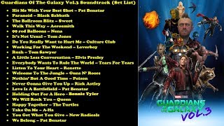 Guardians Of The Galaxy Vol3 Soundtrack Set List [upl. by Dunton]