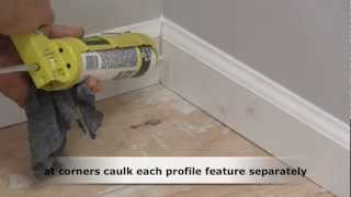 How to Caulk Trim Molding [upl. by Uehttam]