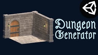 Procedural Dungeon Generator in Unity TUTORIAL [upl. by Asusej]