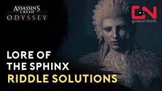 Assassins Creed Odyssey  Sphinx Riddle Solutions [upl. by Chlori]