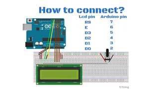 Arduino tutorial 1602 LCD display [upl. by Haskell]