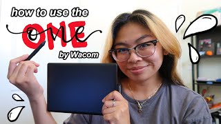 3 ways to use the ONE BY WACOM Tablet [upl. by Maye]