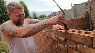 Bricklayers at Work  Laying Bricks [upl. by Yentroc]