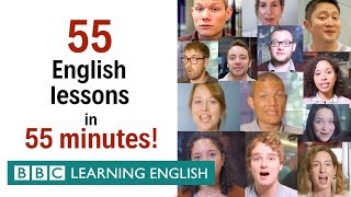 BOX SET 55 English lessons in 55 minutes Grammar amp Vocabulary Megaclass [upl. by Ramos]