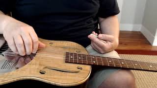 Very Beginner Lap Steel Guitar lesson [upl. by Yrollam812]