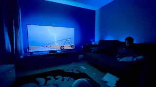 Philips Hue  75inch Philips Ambilight TV [upl. by Swann769]