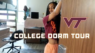 COLLEGE FRESHMAN DORM TOUR  VIRGINIA TECH [upl. by Uball]