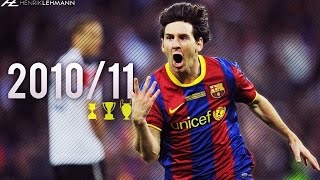 Lionel Messi ● 201011 ● Goals Skills amp Assists [upl. by Kcaj597]