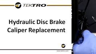 Hydraulic Disc Brake Caliper Replacement [upl. by Alena615]