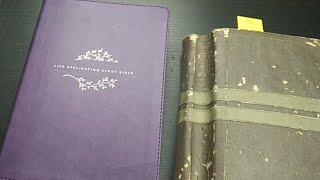 Unboxing and Comparison of 2nd and 3rd Edition of NLT Life Application Study Bible [upl. by Adigun338]