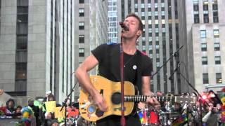 COLDPLAY  Introduction and quotYellowquot  Live in New York City TODAY Show  March 14 2016 HDHQ [upl. by Ahsad256]