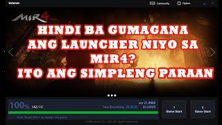 FIXING MIR4 LAUNCHER DESKTOP ISSUE ONLY [upl. by Elcarim]