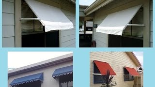 Toldo para janela ou porta Faça você mesmo DIY [upl. by Ostap]