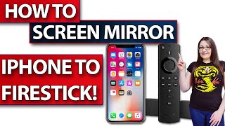 HOW TO SCREEN MIRROR IPHONE TO FIRESTICK [upl. by Pontias]