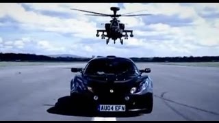 Lotus Exige vs Apache Helicopter  Top Gear [upl. by Latsryc]