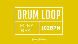 Funk Drum Loop 102 BPM [upl. by Florine598]