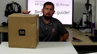 Monoprice Select Mini 3D Printer Beginners Guide Part 1  Unboxing [upl. by Yde942]